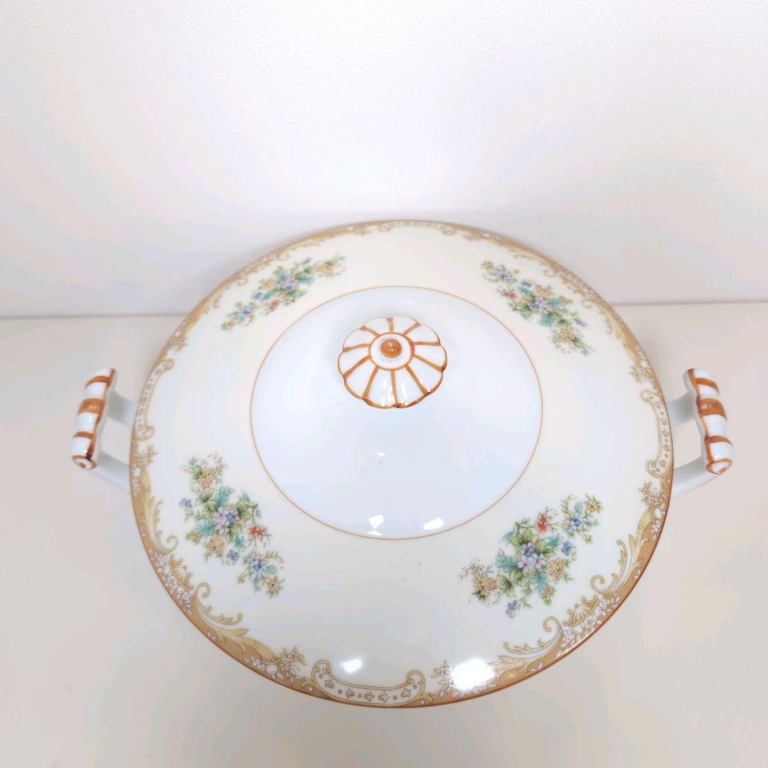 オールドノリタケ RC印 蓋付き スープチュリーン アンティーク