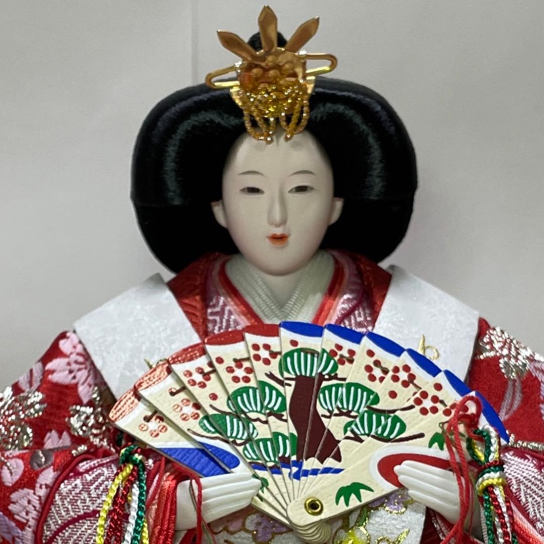 雛人形　桃の節句　吉徳　３段5人飾り　花ひいな　A-1