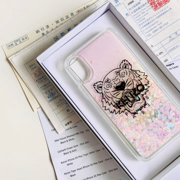 KENZO ケンゾー iPhone Xs Max タイガー グリッターケース