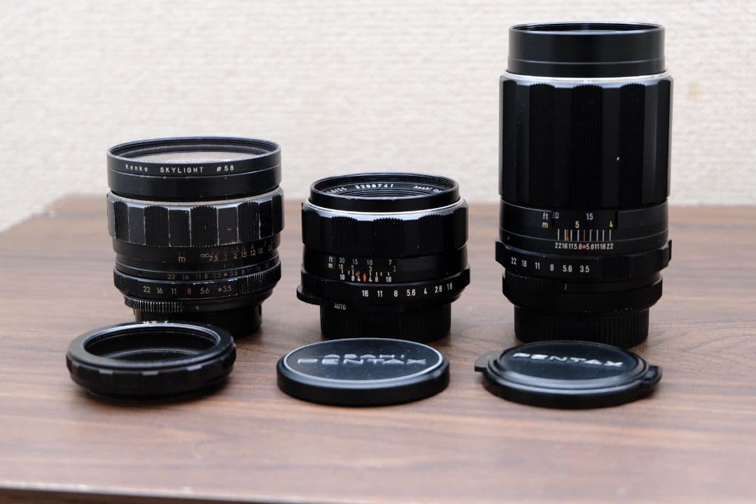 PENTAX super takumar 3本セット
