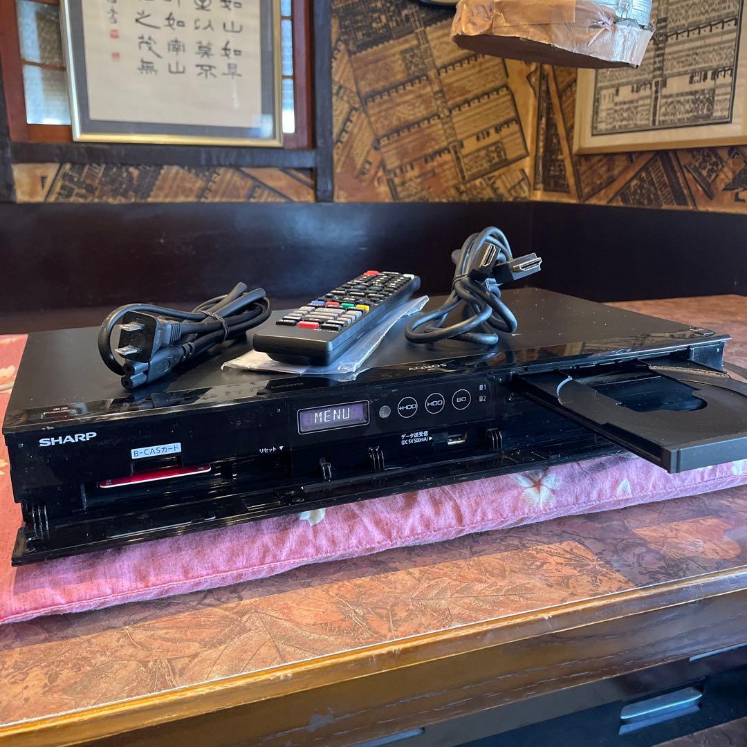 SHARP BD-W580 12倍録 500GB 新品リモ等付フル装備 完動品！