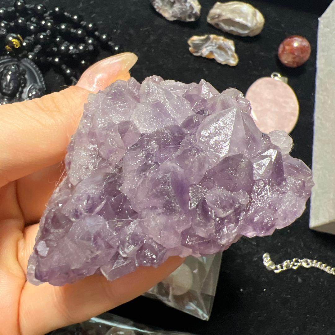 総額3.5万以上！天然石まとめ売り②パーツブレスレット　ラリマー　リビアングラス