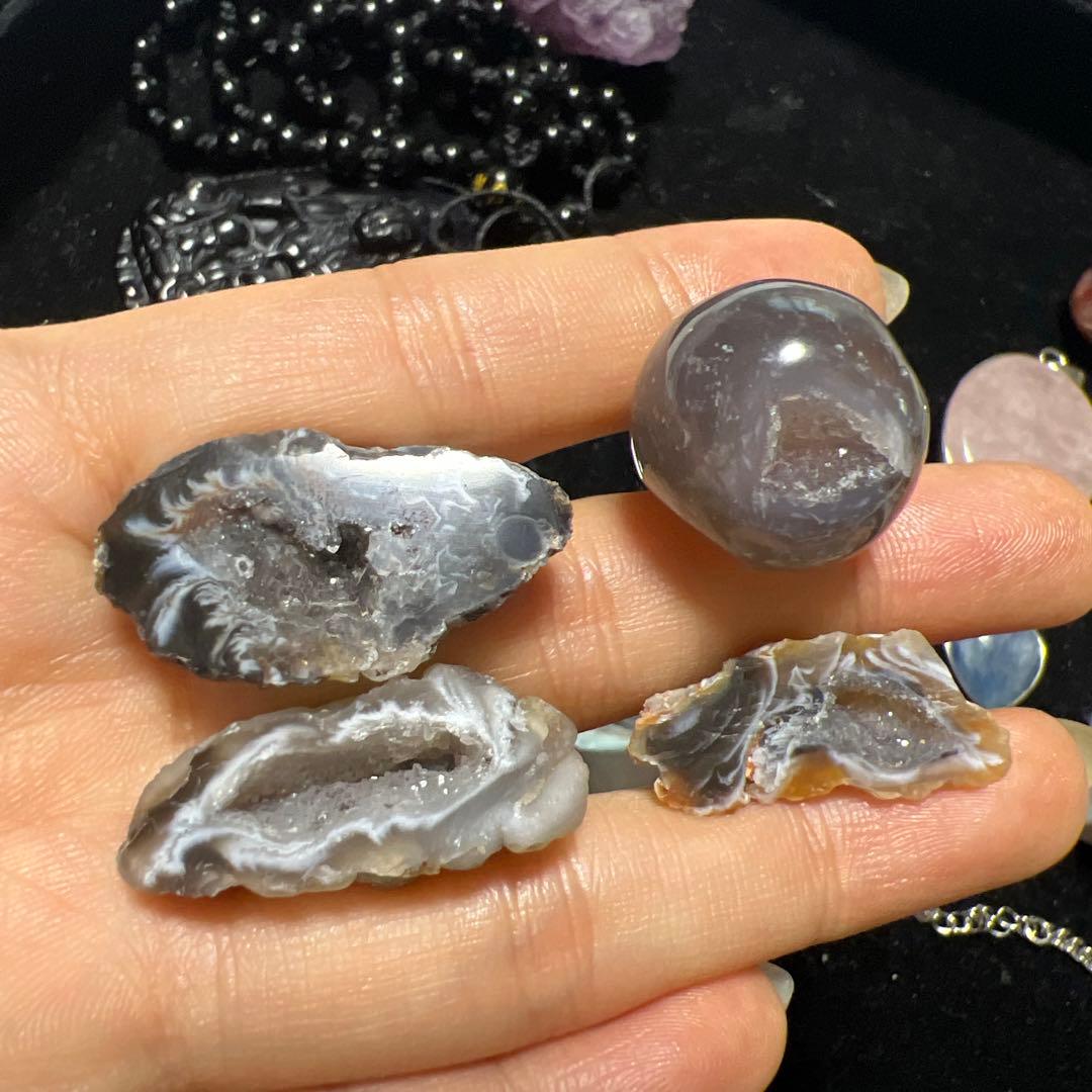 総額3.5万以上！天然石まとめ売り②パーツブレスレット　ラリマー　リビアングラス