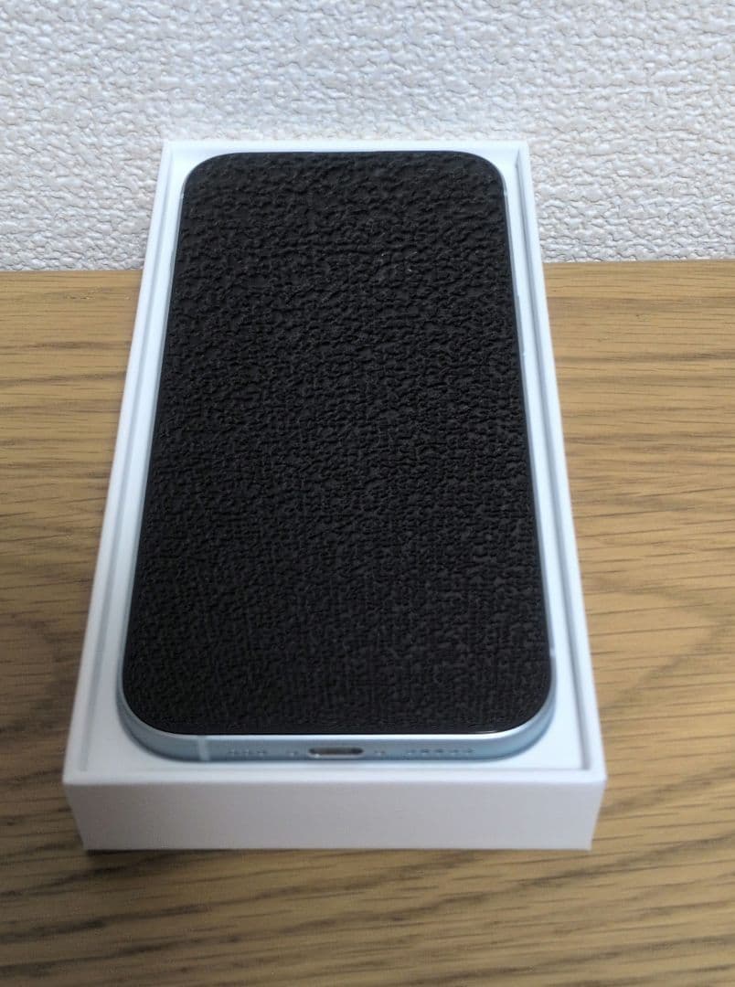 iPhone15 本体 ブルー SIMフリー 128GB ケース・箱付き