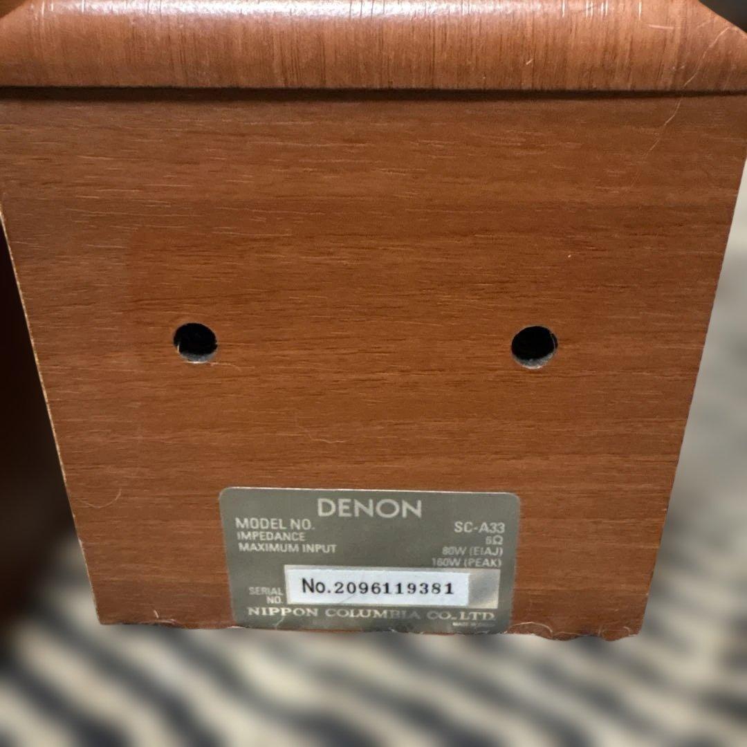 DENON スピーカー　SC-A33 セット
