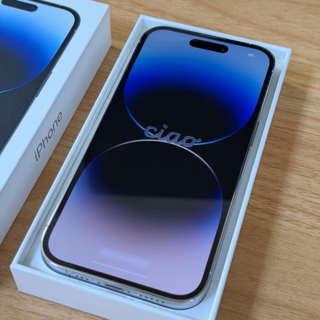 iPhone 14 Pro 256GB シルバー 美品 ケース付き