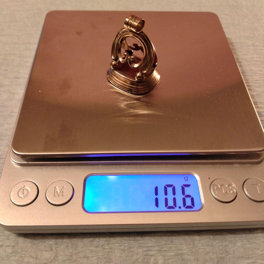 セール（1日まで）９金 フォブシール　イギリス　彫刻なし