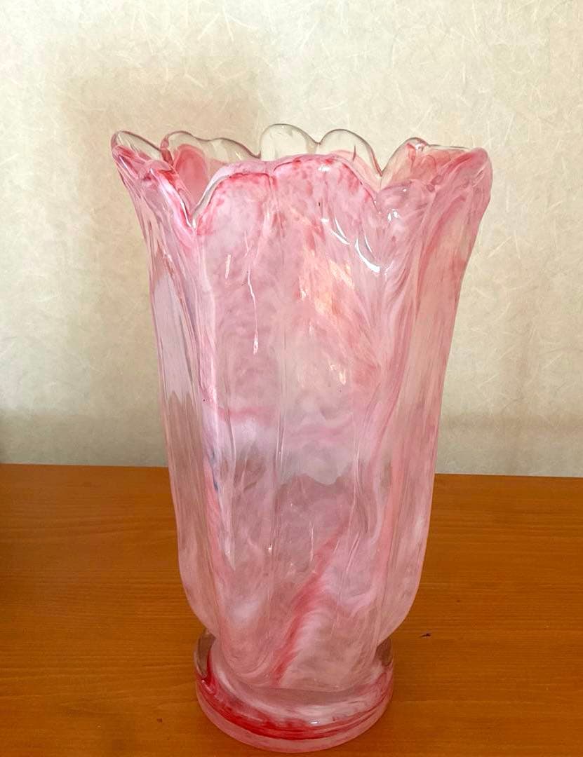 昭和レトロ　花瓶　フラワーベース2個セット60、70年代