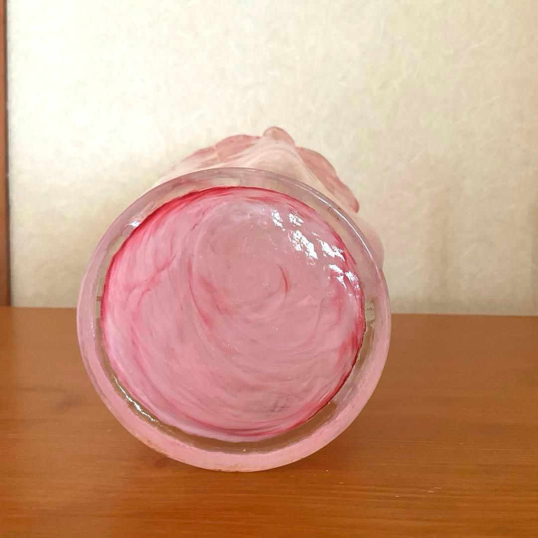 昭和レトロ　花瓶　フラワーベース2個セット60、70年代