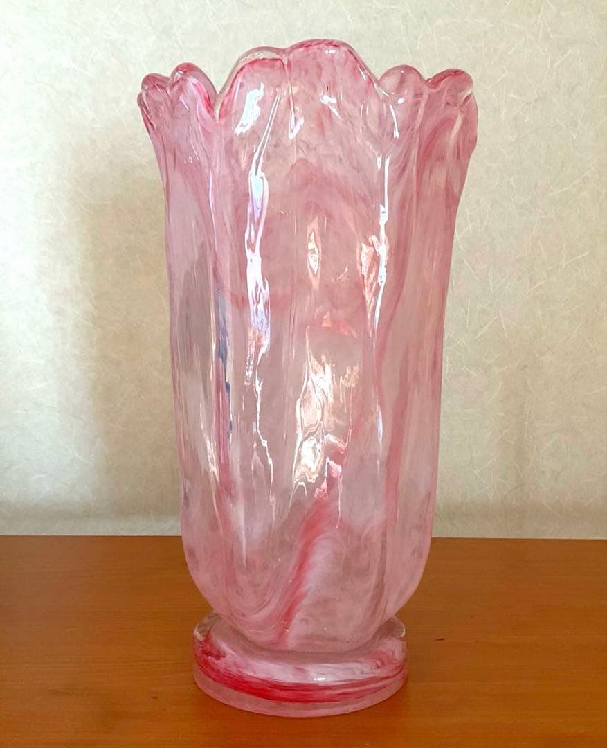 昭和レトロ　花瓶　フラワーベース2個セット60、70年代