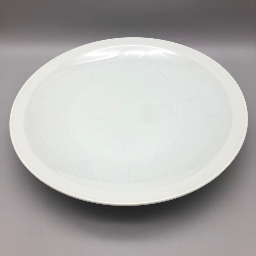 希少重厚感有り陶磁器大皿31cm&鉢ボウル19-24cm3点セットビンテージ食器