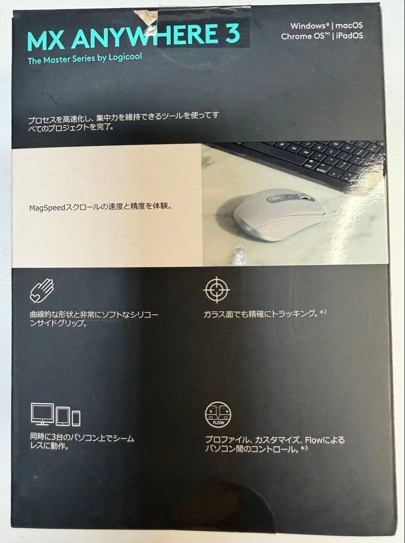 logicool MX ANYWHERE 3 本体　ホワイト