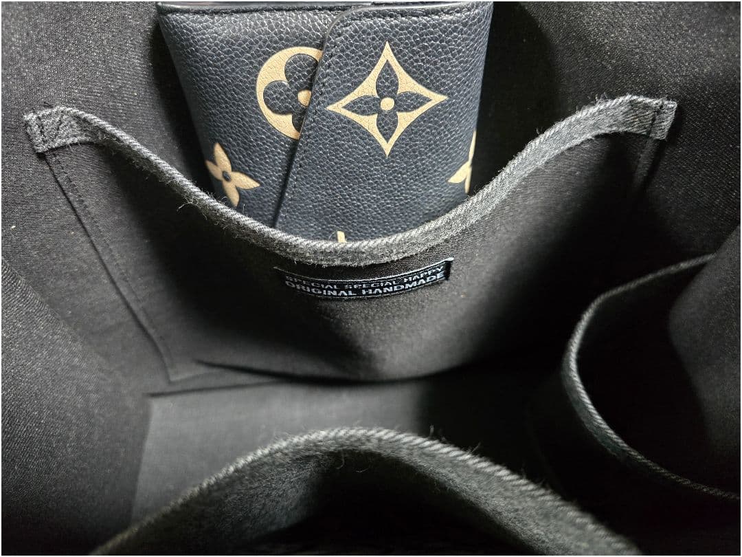 大きめ デニムリメイクバッグ 上部ファスナー メンズ COOL 底板付き