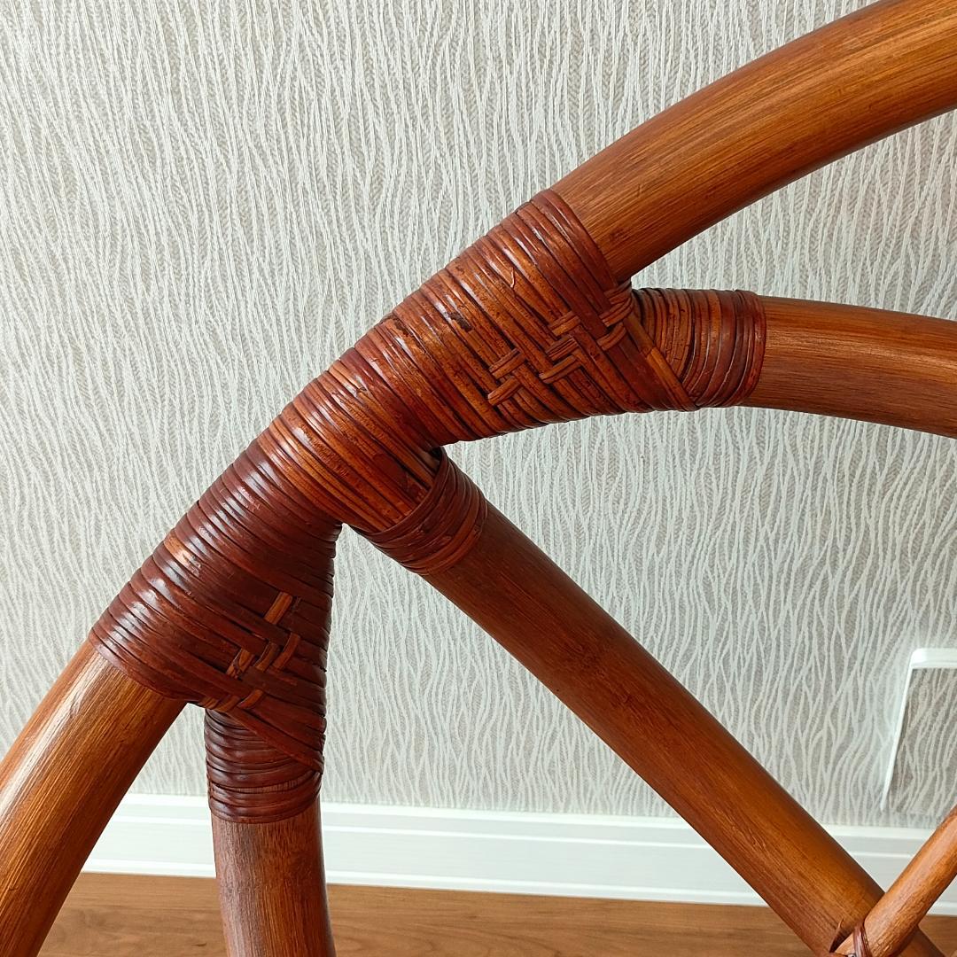 ラタン　ロッキングチェア　回転椅子　曲木椅子　パーソナルチェア