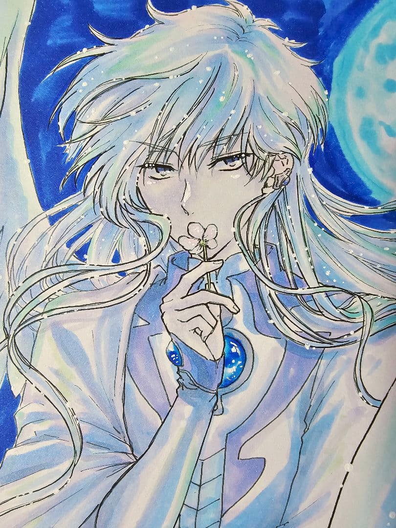 色紙イラスト カードキャプターさくら 月 ユエ