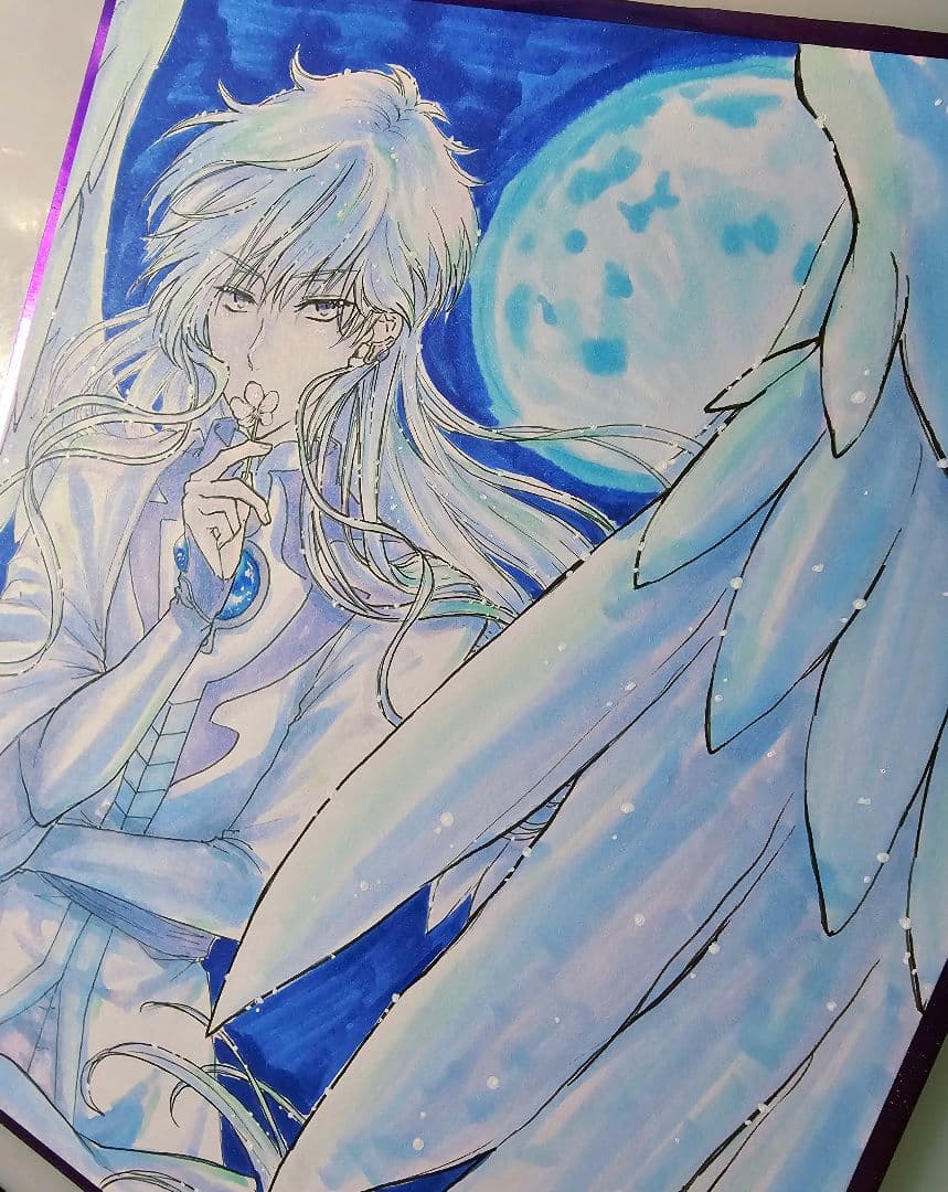 色紙イラスト カードキャプターさくら 月 ユエ