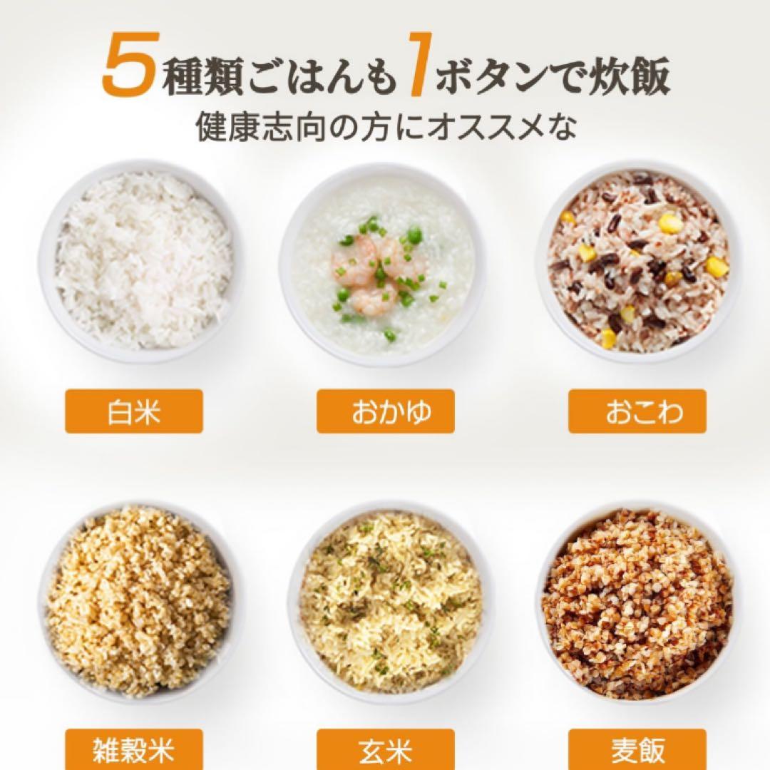 炊飯器 3合 一人暮らし 3合炊き 炊飯器 ミニ 低温調理機能付き 温度調節可能