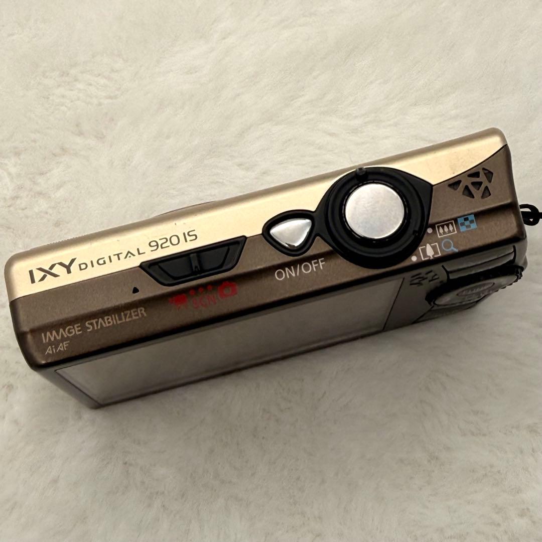 大人気⭐️Canon IXY DIGITAL 920IS ゴールド デジカメ