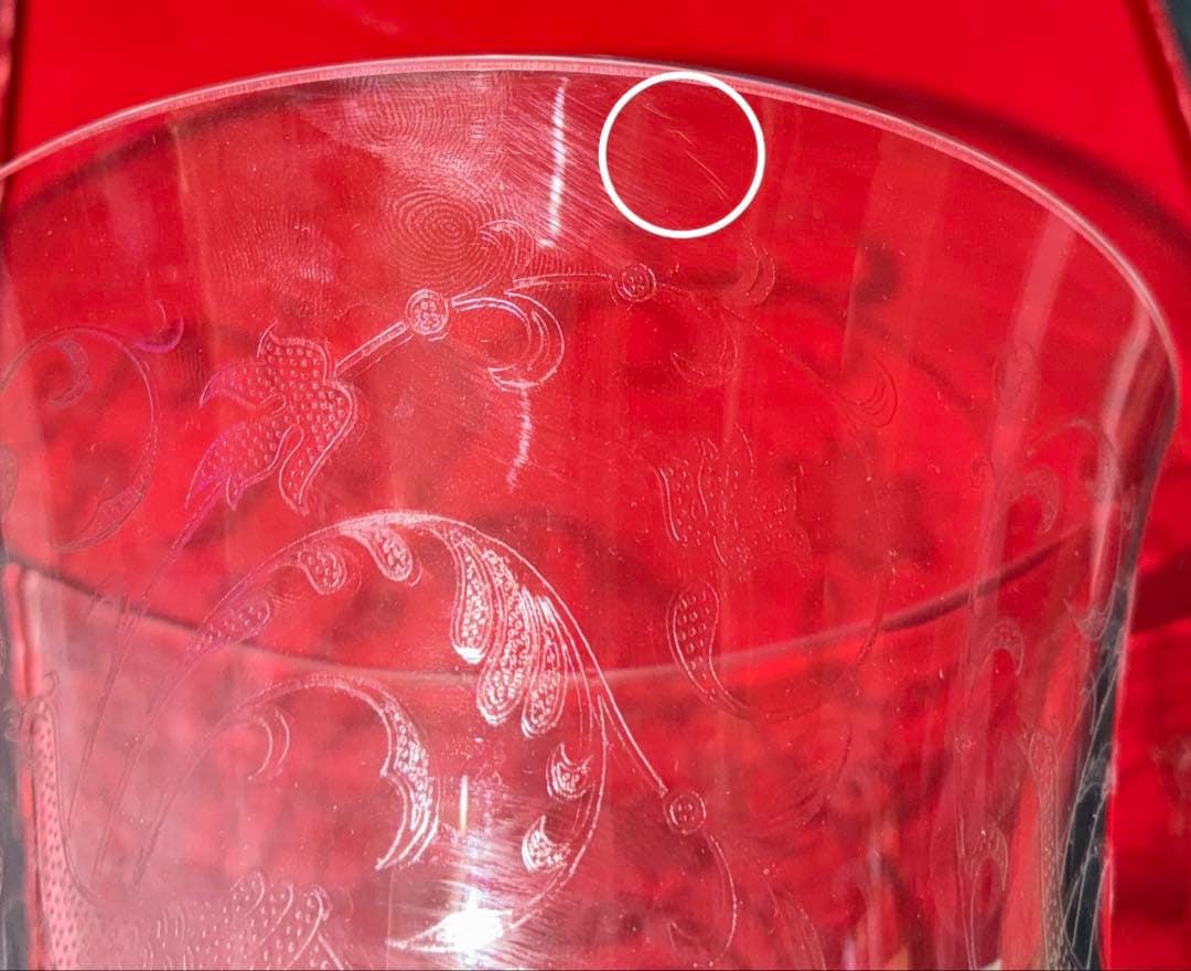 バカラ パルメ　花瓶　フラワーベース