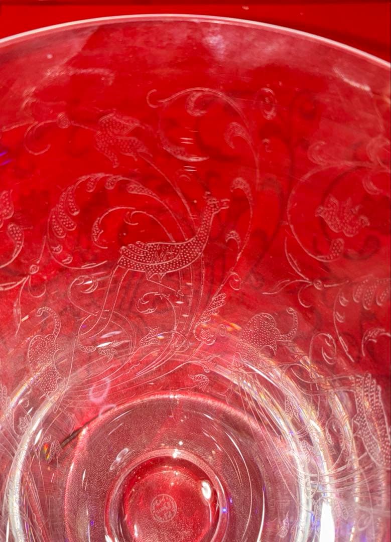 バカラ パルメ　花瓶　フラワーベース