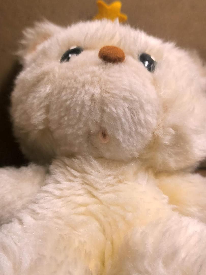 昭和レトロ サンリオ 白いくまさん ぬいぐるみ [16cm]シロクマ テディベア