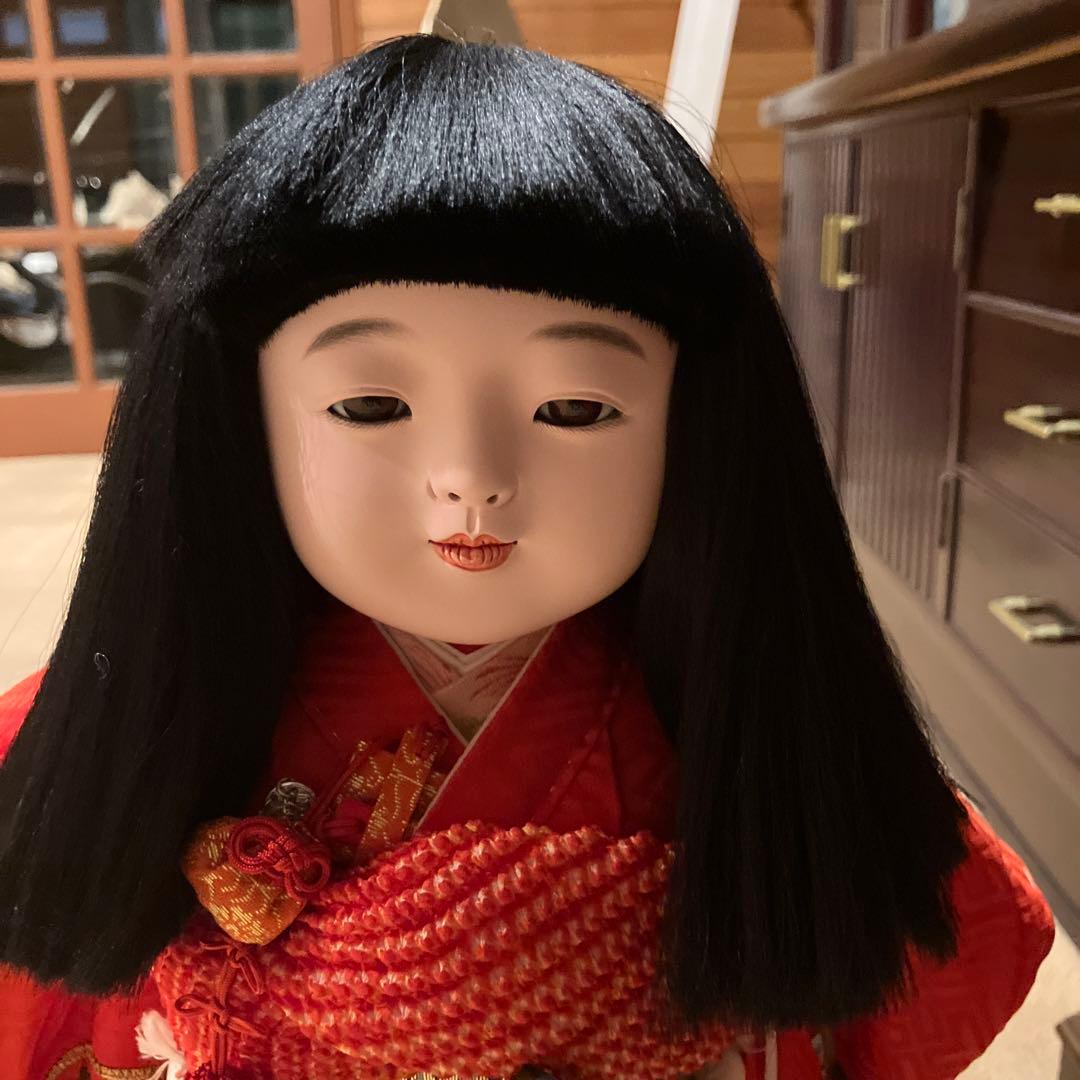 市松人形　男の子　女の子　ペア　美品　日本人形　京都市内お引取りのみ