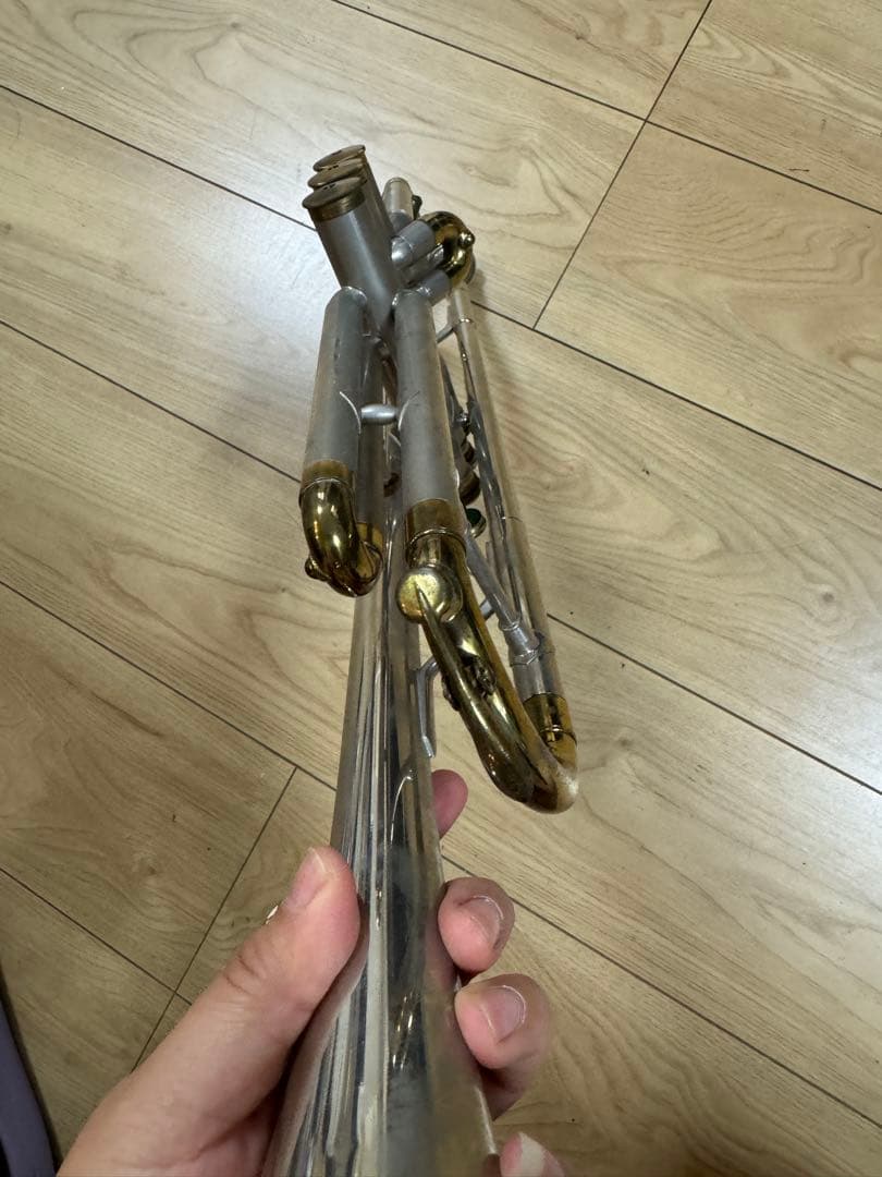 0608-13希少ビンテージ！NikkanトランペットNo.20B 本体