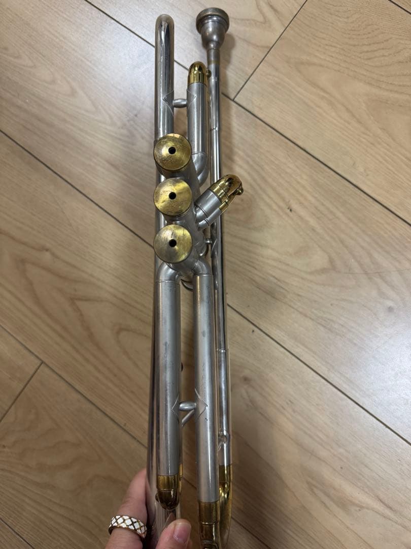 0608-13希少ビンテージ！NikkanトランペットNo.20B 本体