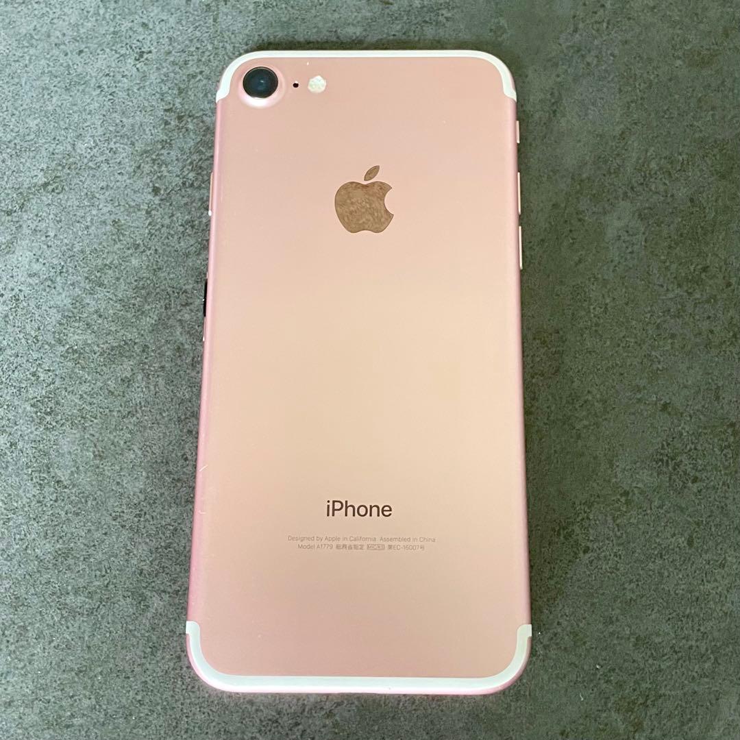 【美品】iPhone7SIMフリー32GBローズゴールド