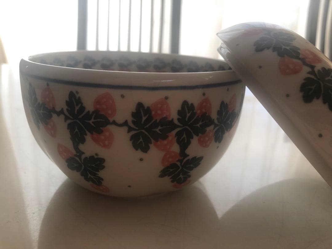 ポーリッシュポタリー ポーランド食器　いちご