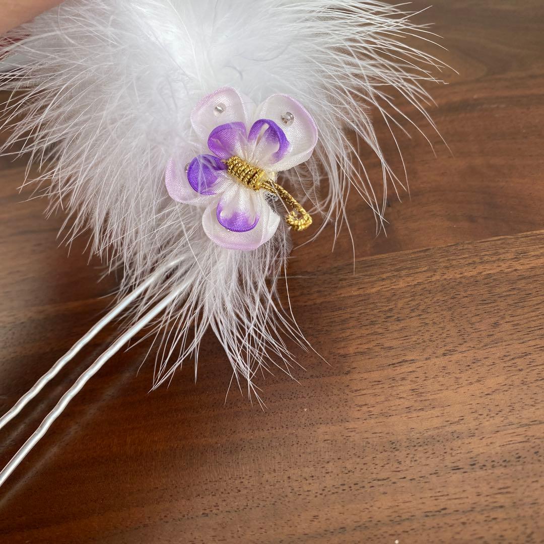 七五三　7歳　髪　勝山かんざし　髪飾り