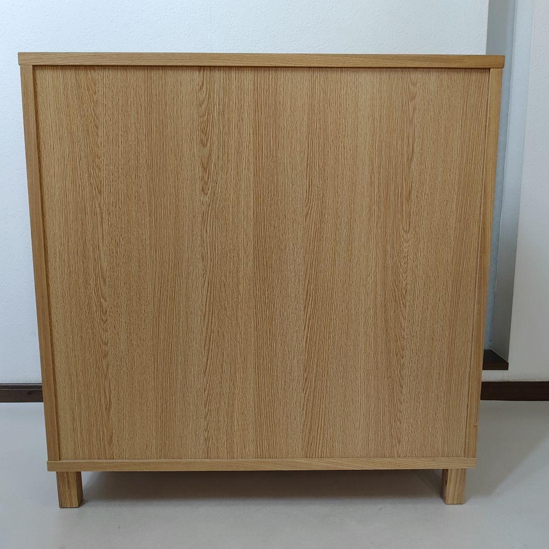 美品　廃盤希少　MUJI　無印良品　ガラスキャビネット　食器棚　送料無料