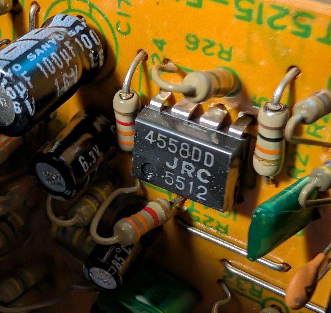 ​希少/JRC4558DD BOSS GE-7 最初期銀ネジ 日本製オリジナル