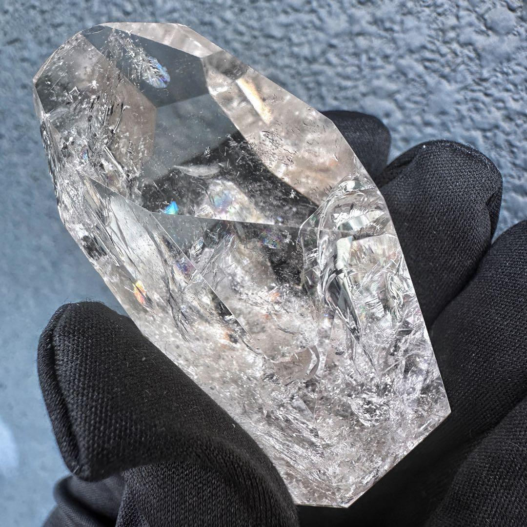 【貫入水晶】【ファントム】アゼツライト☆超強いパワー虹入り☆ヒマラヤA1195