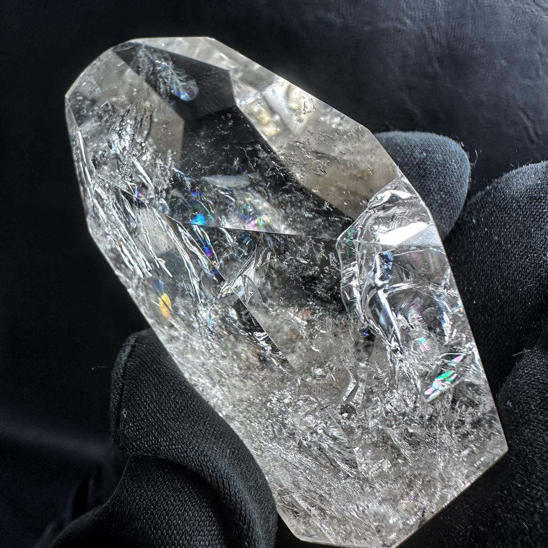 【貫入水晶】【ファントム】アゼツライト☆超強いパワー虹入り☆ヒマラヤA1195