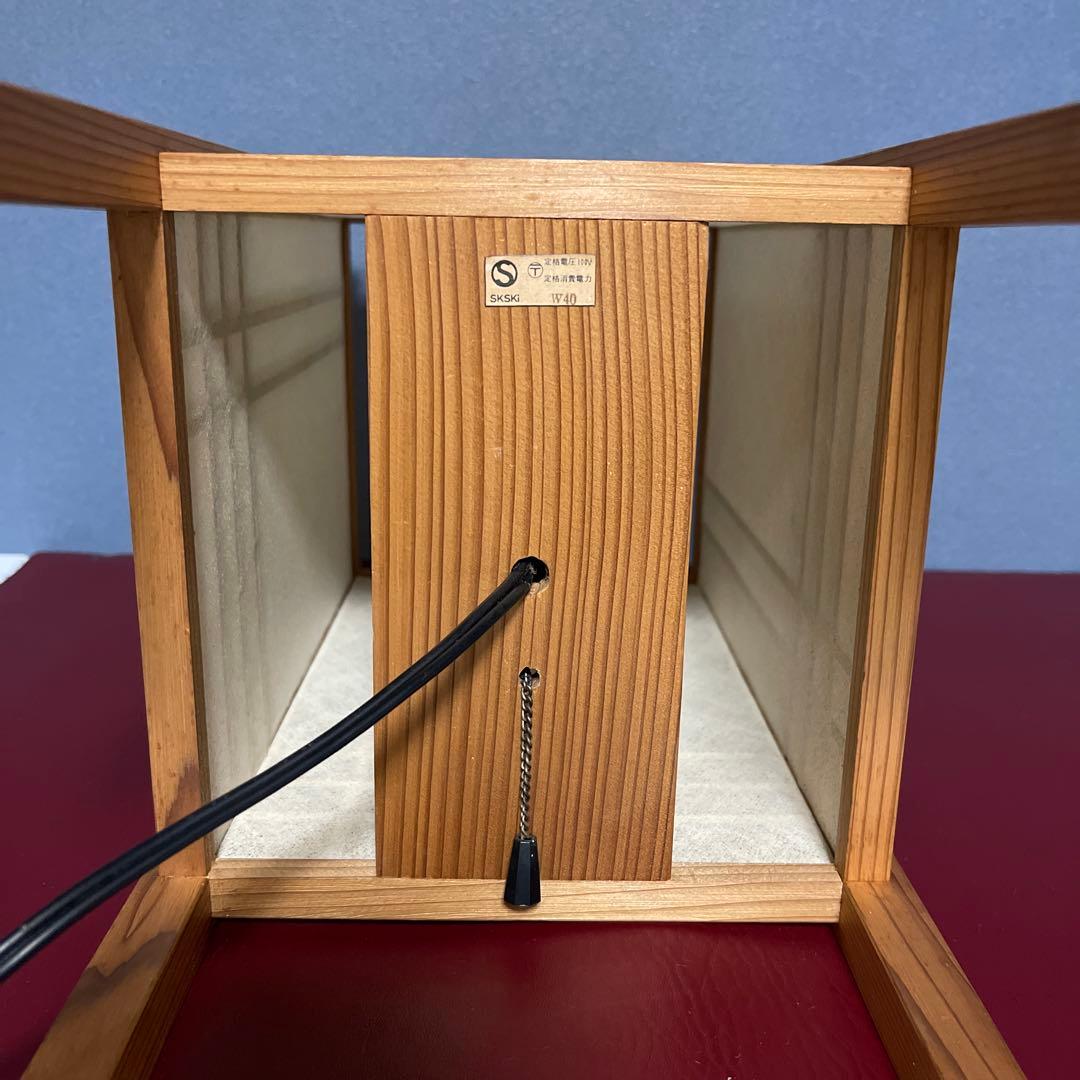 【昭和レトロ】　行灯　アンドン　『シンプルデザイン』和風木製ランプ