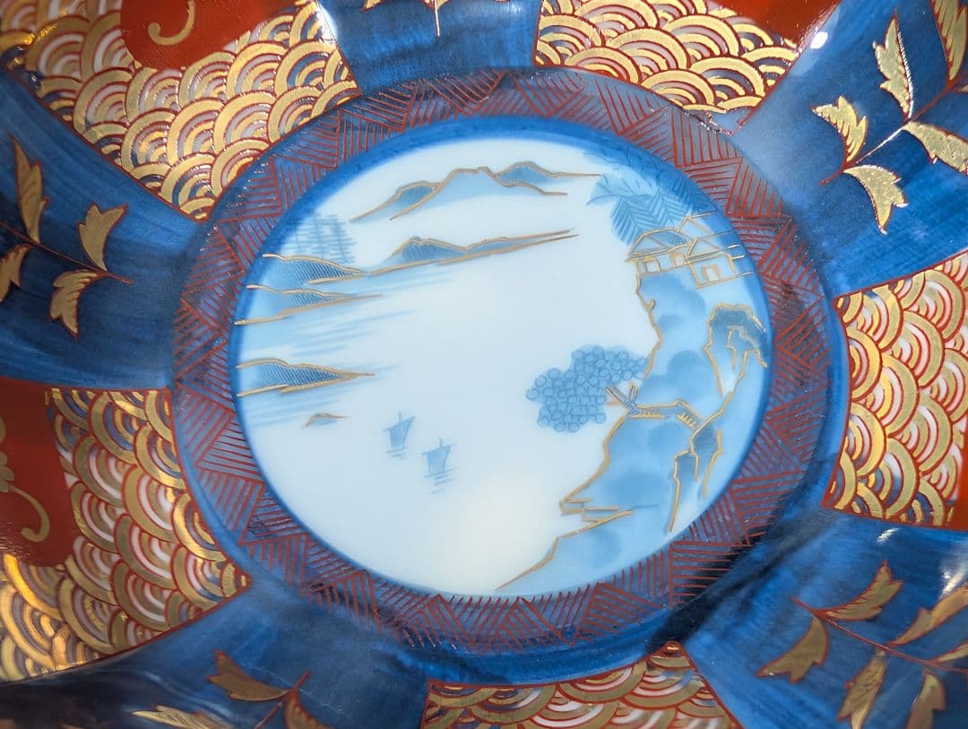 青藍窯　古伊万里　小鉢5客