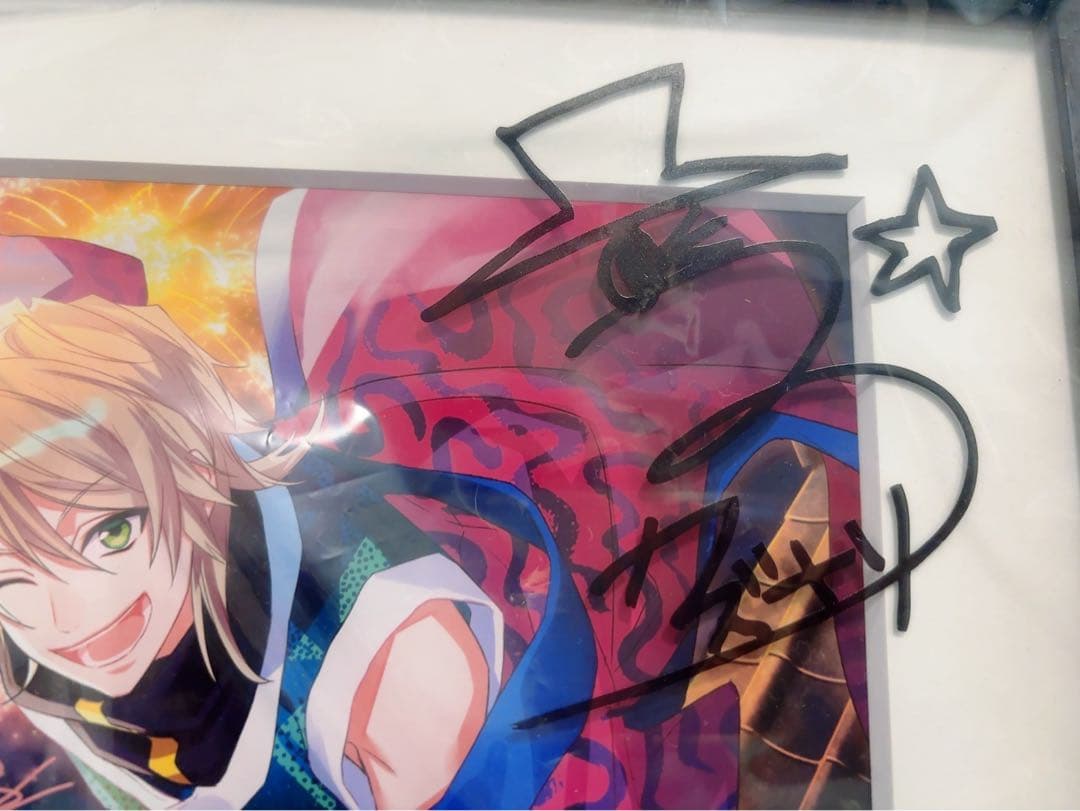 【A3!展】東京会場　複製サイン入りキャラファイングラフ　三好 一成