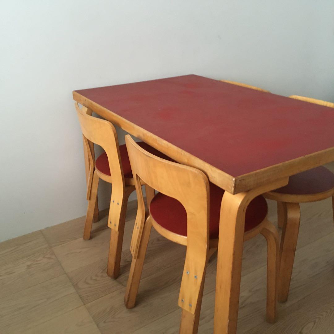 希少 ビンテージ Alvar Aalto キッズチェアD アアルト artek