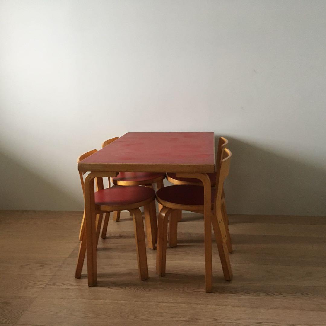 希少 ビンテージ Alvar Aalto キッズチェアD アアルト artek