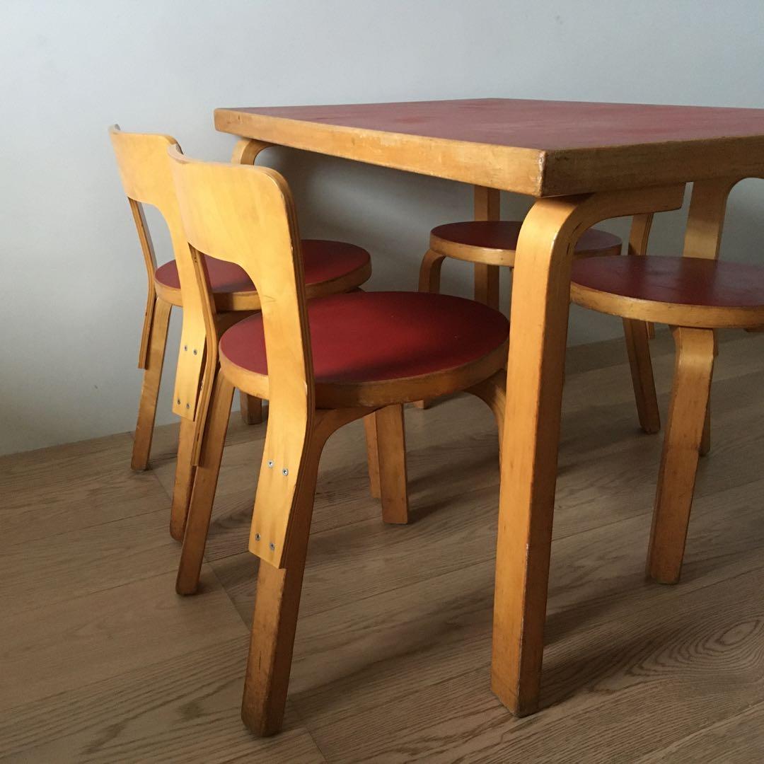 希少 ビンテージ Alvar Aalto キッズチェアD アアルト artek