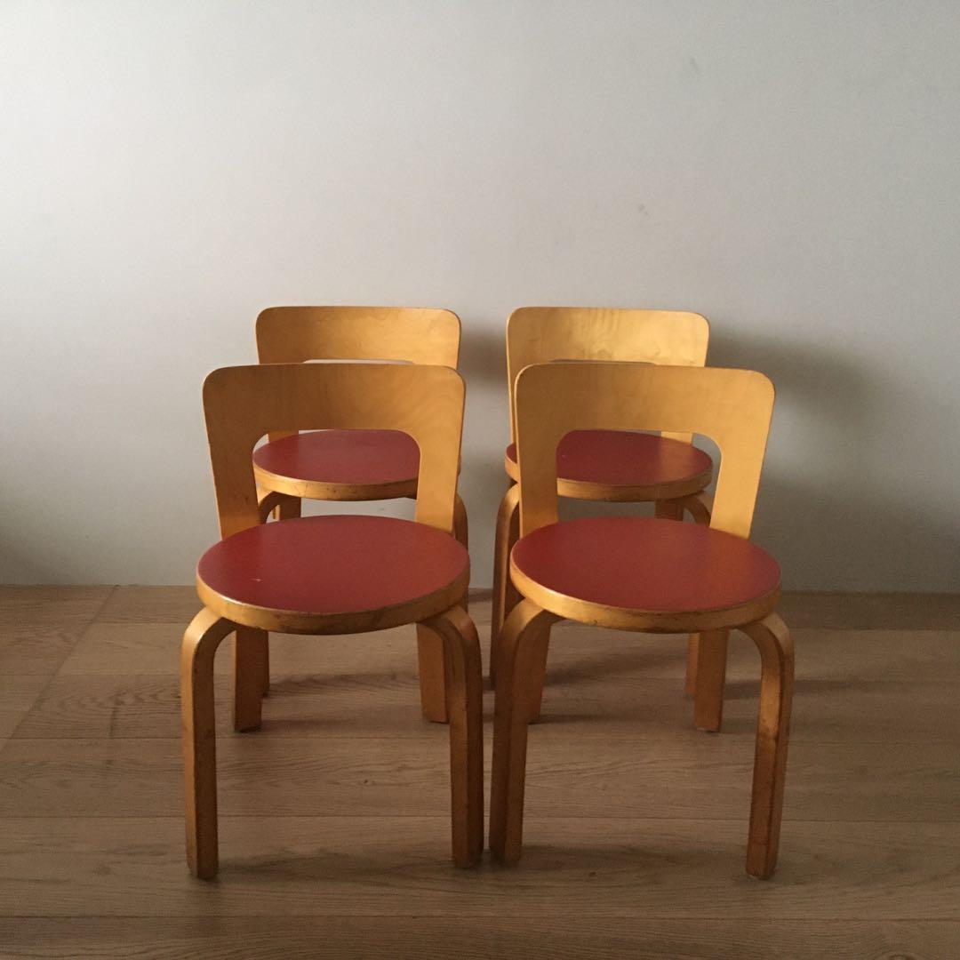希少 ビンテージ Alvar Aalto キッズチェアD アアルト artek