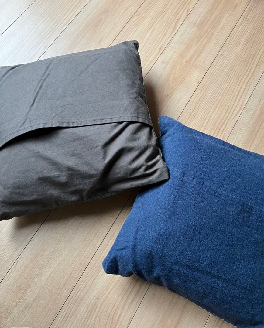 2点で❗️ 染め物　手染め　クッションカバー　粋　オシャレ　レトロ　インテリア