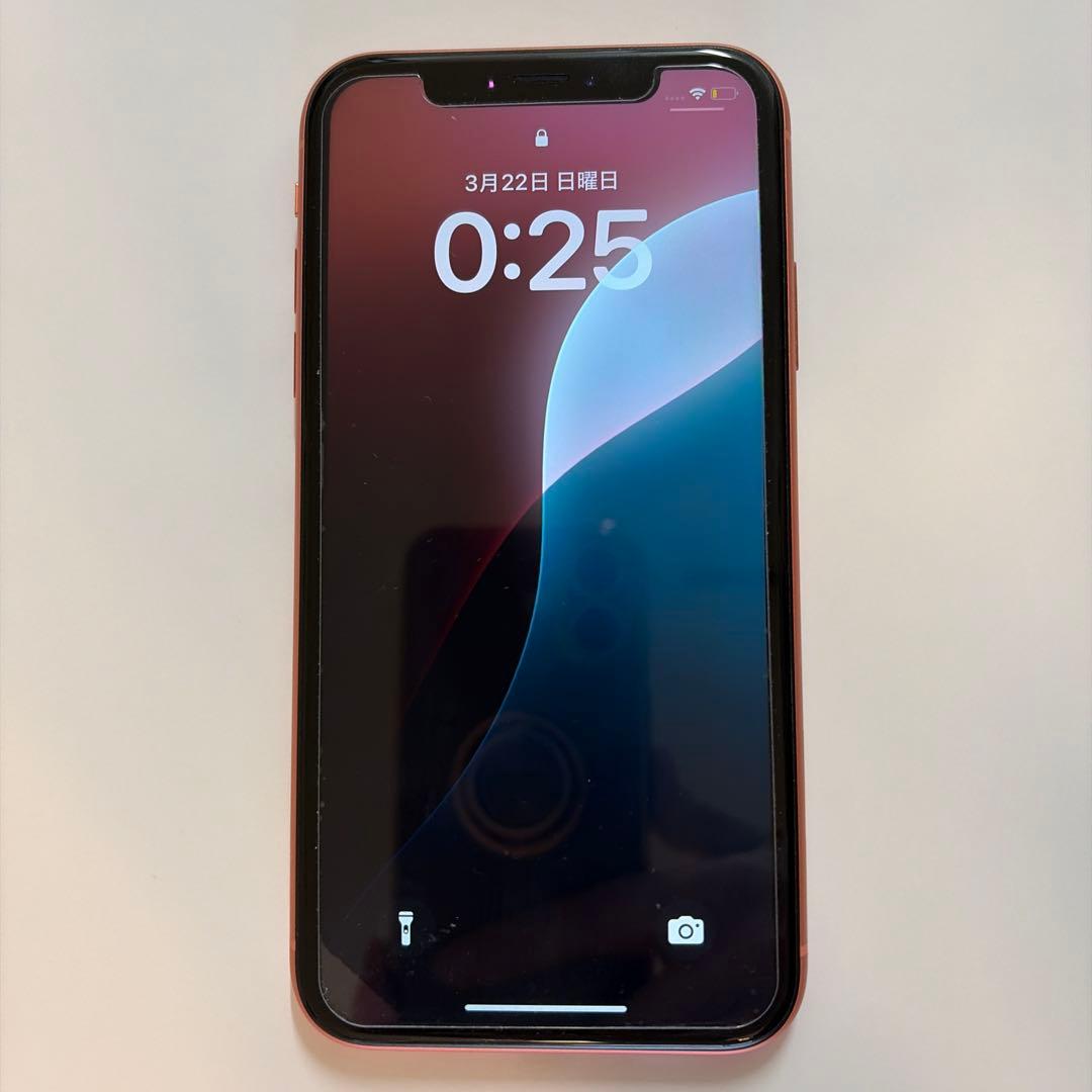 【極美品】iPhoneXR 64GB コーラル