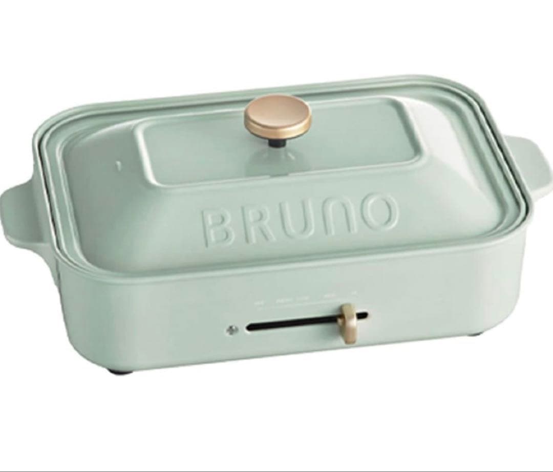 【新品】BRUNO ブルーノ　コンパクトホットプレート グリーン　BOE021