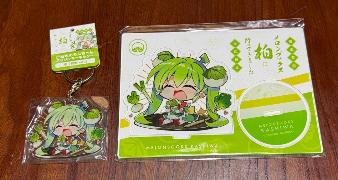 ご当地めろんちゃん 柏店 アクキー&アクスタ&クリアファイル