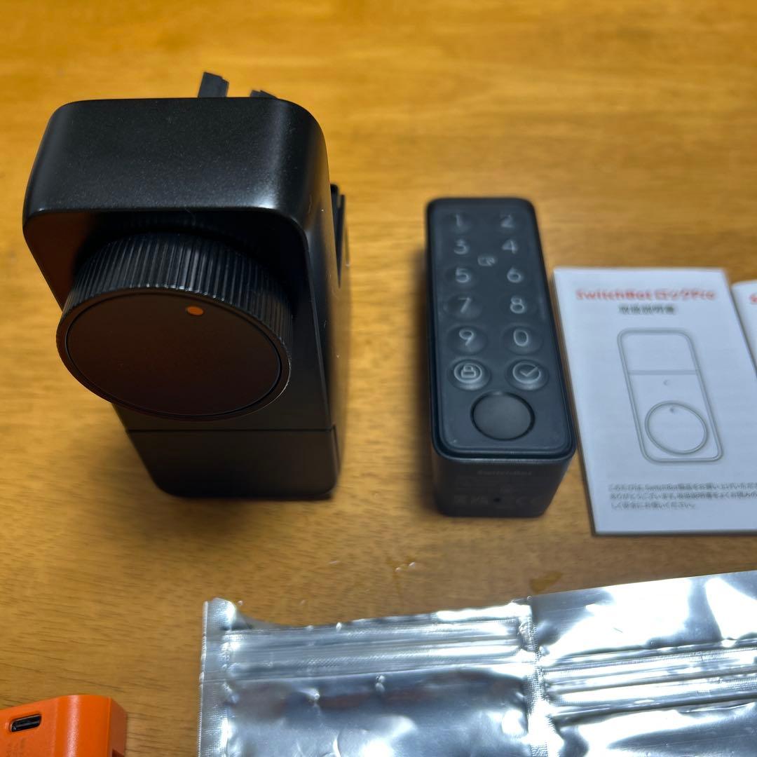 SwitchBot スマートロック Pro+ 指紋認証パッド＋充電セット