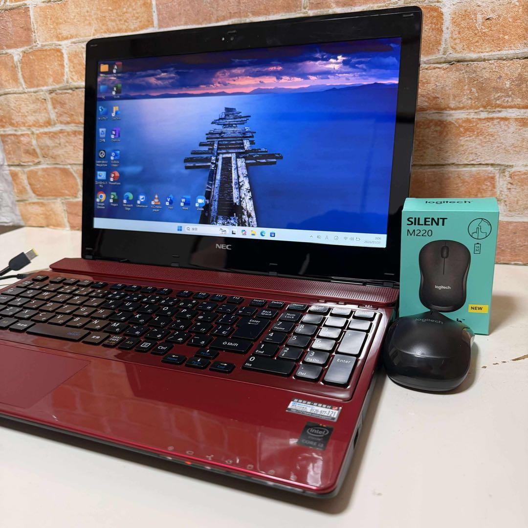 NECノートPC Webカメラ　Windows 11Pro オフィス付き