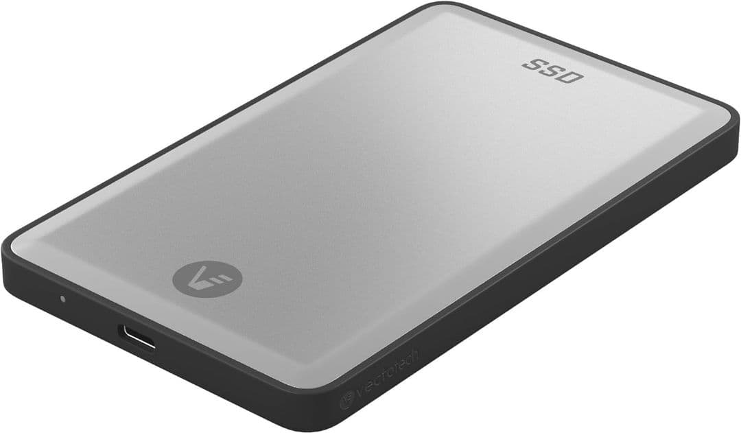 V 外付けSSD シルバー USB-C