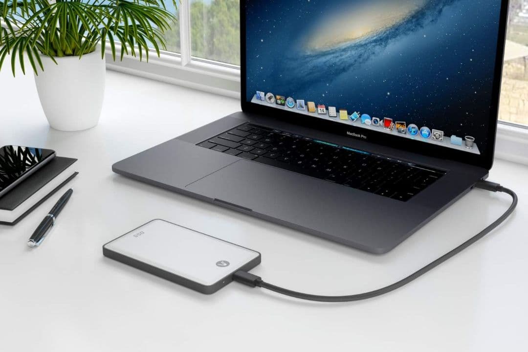 V 外付けSSD シルバー USB-C